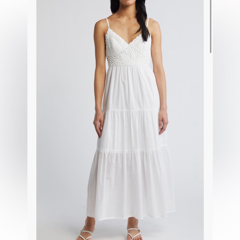 Chelsea 28 Crochet Trim Maxi Dress